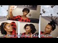 EIGHT EASY STYLES FOR YOUR FRESH BRAID OUTS | STYLING NATURAL HAIR | EVERYDAY NATURAL HAIR STYLING