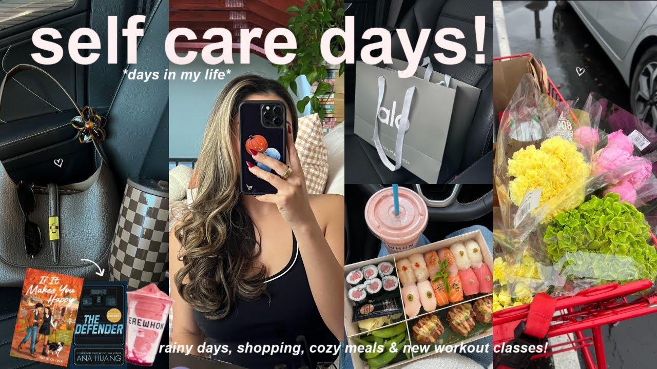 ДНИ ЗАБОТЫ О СЕБЕ!🌸уютные дни, балую себя, походы по магазинам, кафе, кулинария и новые тренировки!