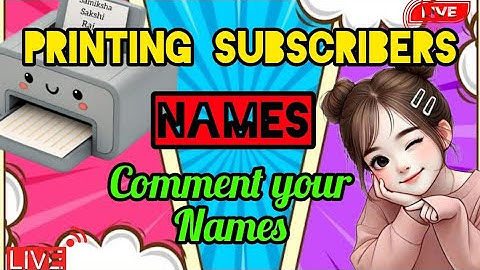 Artland Express live! PRINTING SUBSCRIBERS NAME ON PRINTER #shortsfeed #name #art #live #trending