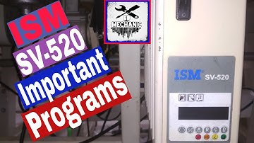 ISM SV-520 Control Box Important Program (2N Machine)#BD_MECHANIC.