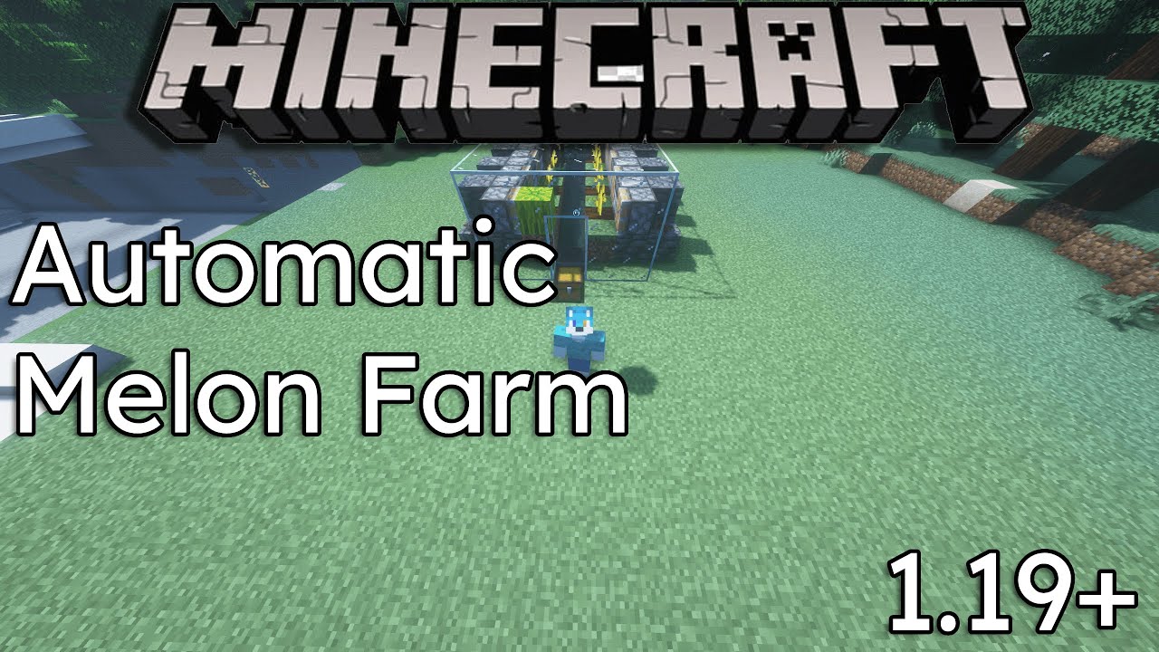 How to Build a Automatic Melon Farm in Minecraft Easy Guide YouTube