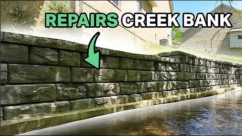 Metropolitan Sewer District Repairs Creek Bank with Novum Wall