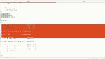 Compiler Construction: Creating Syntax Analyzer Using Bison