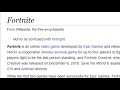 Wikipedia De Fortnite