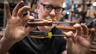 Inside Adam Savage's Cave: Wooden Screwdriver Mailbag Unboxing!