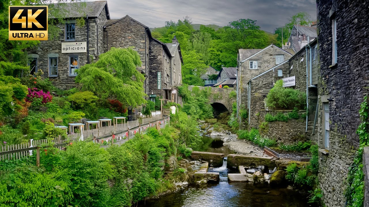 Autumnal Walk from Ambleside to the English Countryside | AMBLESIDE, ENGLAND
