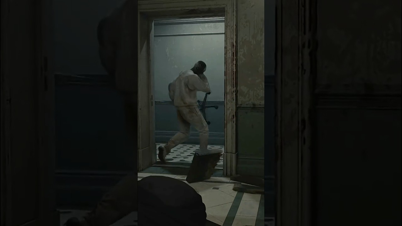 Blind zombie vs. giant baby #residentevilrequiem #residentevil