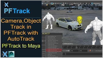 PFTrack - PFTrack To Maya [English] | Camera Object Tracking in PFTrack with AutoTrack Part 03