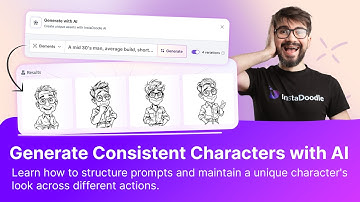 🎨InstaDoodle Tutorial: How to Generate Consistent Characters with AI✨