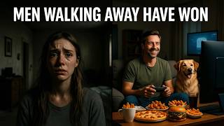Men Walking Away Just Won