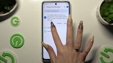 How to Add Passwords to Google Passwords Autofill on MOTOROLA Moto G75 5G