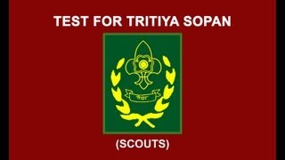 Tritiya Sopan Test (Scouts)