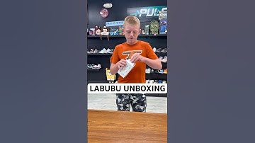 He got his first big into energy Labubu 🙂 #popmart #unboxing #labubu #viral #reels