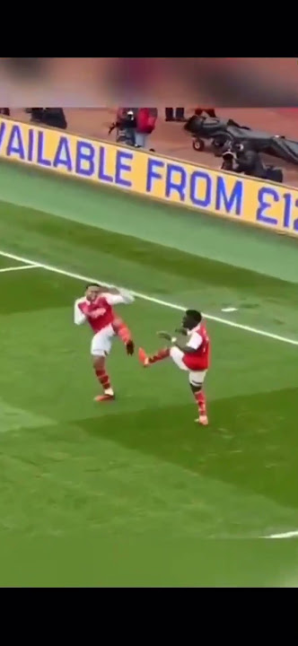 saka and gabreil connection # #football #dance #edit