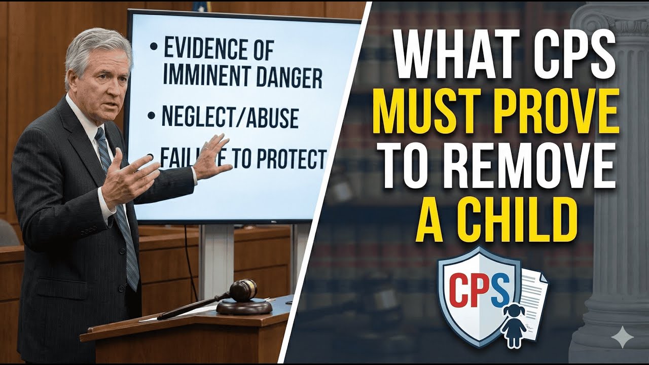 What CPS Must Prove to Remove a Child - YouTube