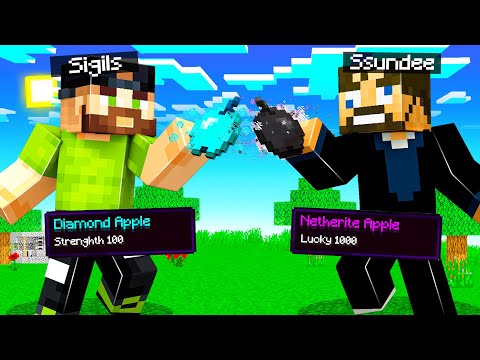 Eating CUSTOM APPLES for POWERS in Minecraft