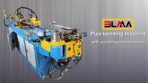 DW38CNC-2A-1ST Pipe bending machine with slotting hole punching function