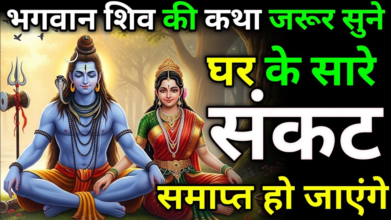 इस भागवत कथा को सुनलो घर के सारे संकट समाप्त | शिव की कथा | 