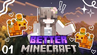 a COZY start in BETTER MINECRAFT ♡ | Survival Longplay