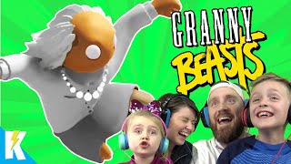 Granny in Gang Beasts! (Family Battle Part 2) K-City GAMING