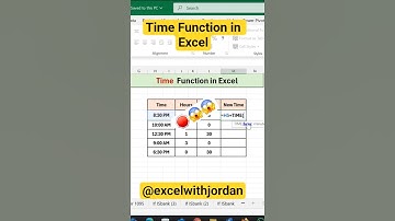Time Function 🛑#excel #exceltips #exceltips #exceltricks #excelhacks #shortvideo #shorts #short