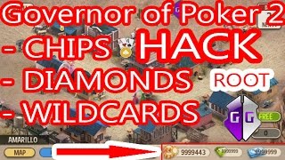 #1 Governor of Poker 2 Coins Diamonds Wildcards hack root screenshot 2