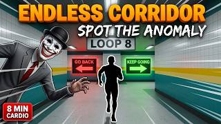 Immersive Interactive Warm Up | THE ENDLESS CORRIDOR 🔁 Can You Spot the Anomaly | Full Body #1