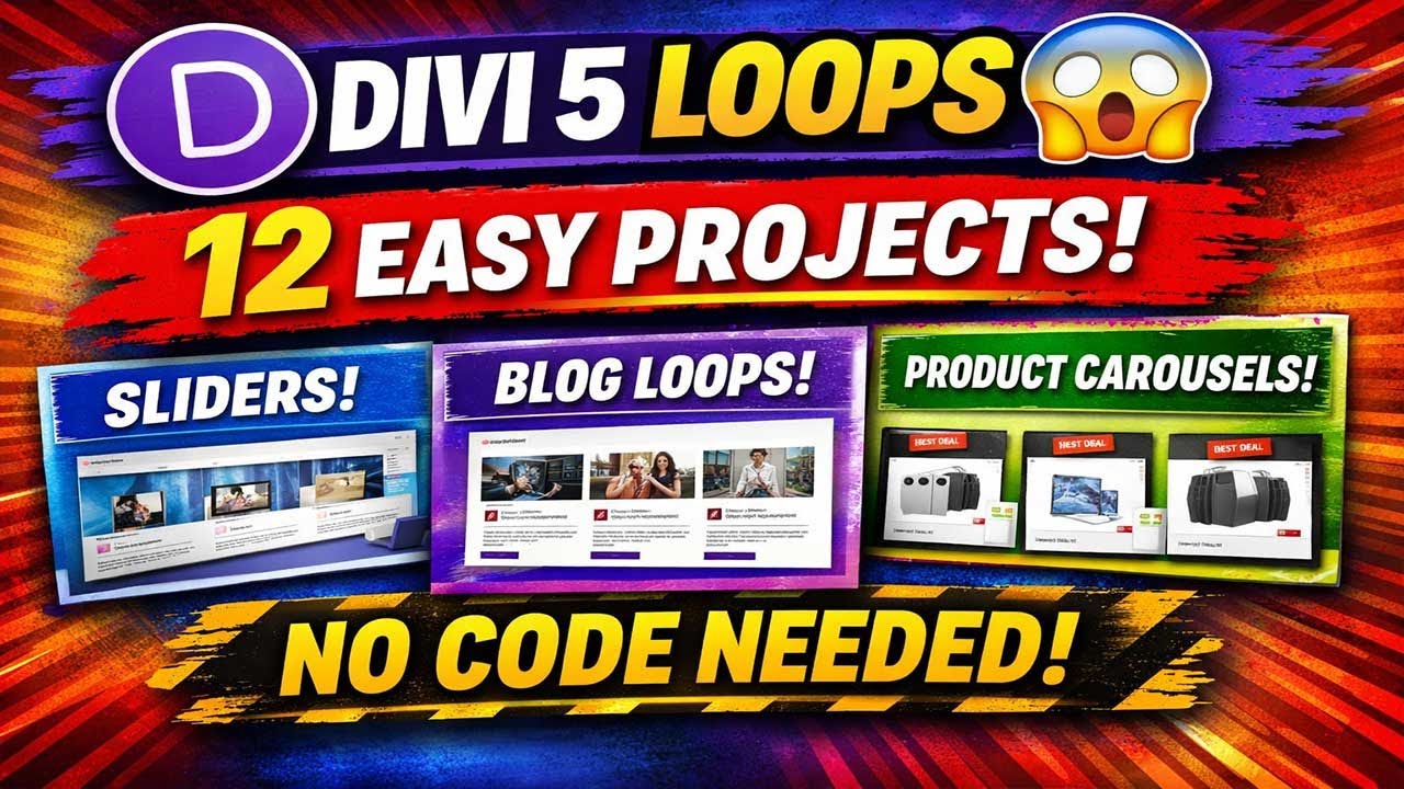 Divi 5 Loop System Explained – Build 12 Real Projects Fast - YouTube