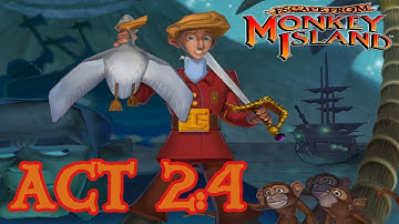 Escape from Monkey Island: Act 2 - Part 4: Enter the Manatee HD Walkthrough (1080p)