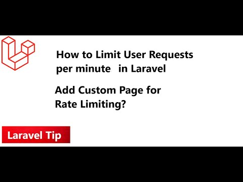 How to Limit User Requests in Laravel App | Rate Limiting in Laravel