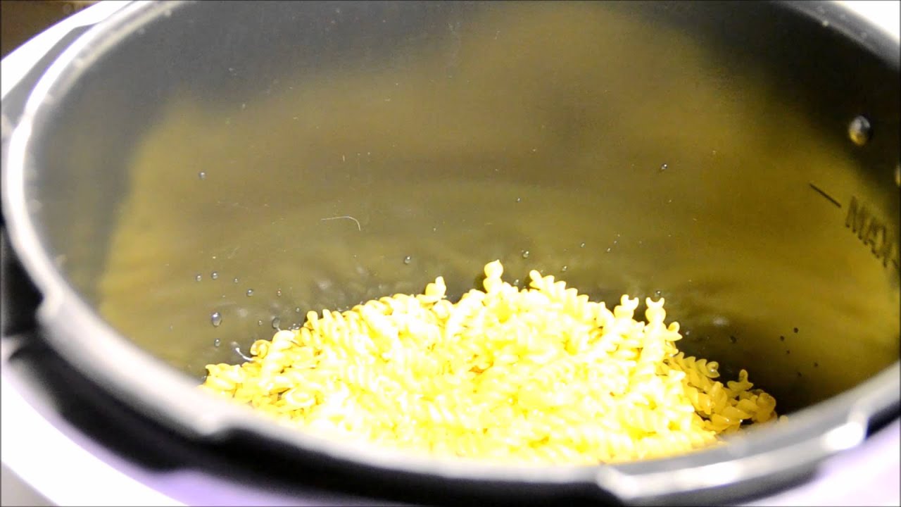 Cuisson des pâtes au cookeo - YouTube