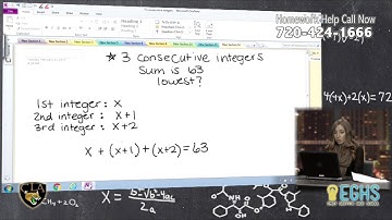 The sum of three consecutive integers is 63. What is the lowest of the three integers?
