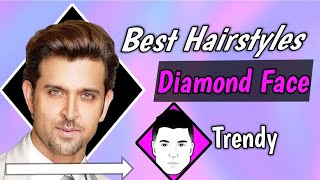 Best hairstyles for diamond face shape men | diamond hairstyle | diamond face hairstyles men
