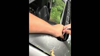 2014-2020 Nissan rouge moonroof drain cleaning gone wrong #automobile #diy #gonewrong #truckrepair