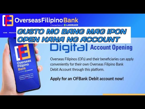 Paano Mag Open Ng Account Sa OFBANK Online Para Sa Mga OFW - YouTube
