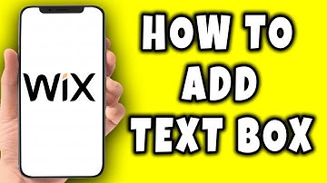 How To Add Text Box In Wix || Short Tutorial