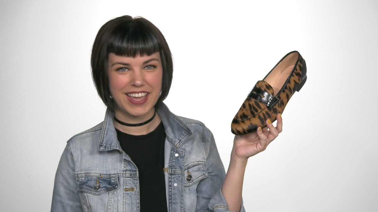 j crew leopard loafers