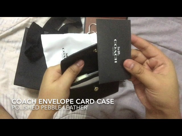 unboxing coach card case signature canvas｜TikTok Search