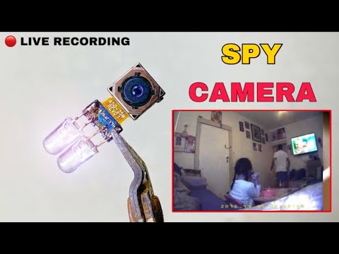 How To Make Mini Wireless Spy Cctv Camera - Using Old Mobile Camera 