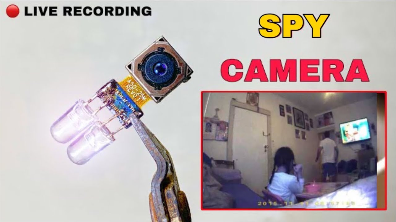 How To Make Mini Wireless Spy Cctv Camera - Using Old Mobile Camera 