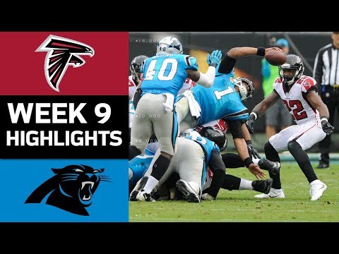 Falcons vs. Panthers | NFL Week 9 Game Highlights