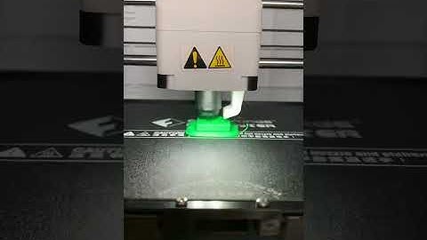 Time lapse of a 3d printer printing a cube