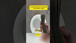 Collecting and Counting Car Wash Cash #carwash #business #money #case #bussniss #car #wash #finance