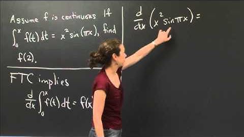 Applying the Second Fundamental Theorem | MIT 18.01SC Single Variable Calculus, Fall 2010