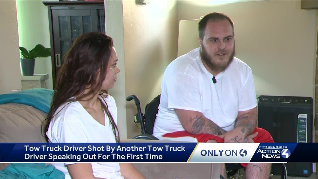 Tow truck driver paralyzed by gunshot in Pittsburgh - YouTube