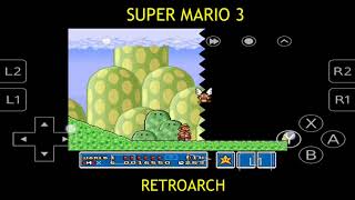 Super Mario 3 Gameplay Retroarch On Android