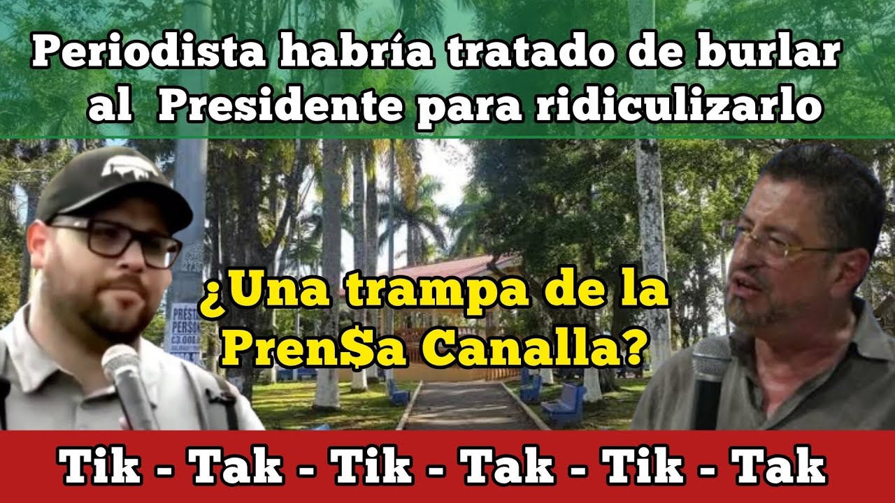 Periodista CRHoy habría tratado de engañar a presidente