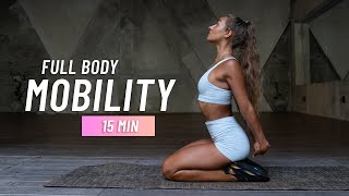 15 Min Full Body Mobility Stretch For Flexibility & Cool Down (Follow Along)