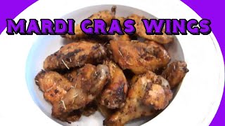 Mardi Gras Wings