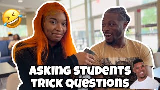 ASKING STUDENTS TRICK QUESTIONS 🤭🤣 | PUBLIC INTERVIEW | FVSU EDITION 📚